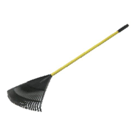 Leaf rake 70" inces long durable fiberglass handle