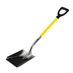 Square Point Shovel, 29" long, fiberglass"D" handle, KS 701D