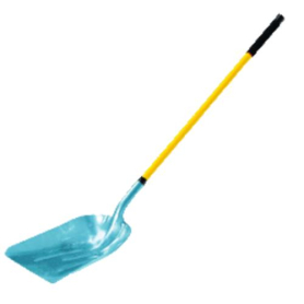 Scoop Shovel, 48" long, fiberglass handle, KAS 19