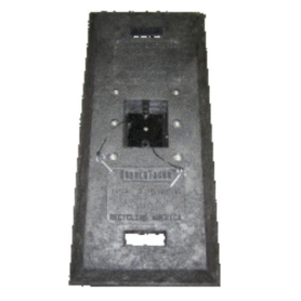 Rubber Base, Black,Yield to Pedestiran/Vertical Panel, 14x34