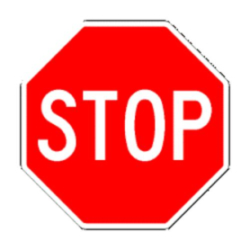 Sign,Roll-Up,30x30, R1-1, Stop (Symbol)