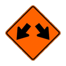 Sign,Roll-Up,36x36, W12-1, Double Arrow (Symbol)