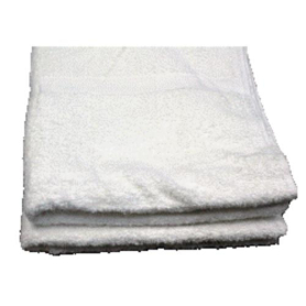 Bath Towel-24x50, Cotton/poly, white 10 ls/doz