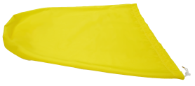 Laundry Bag - 42x17x38, Nylon rope w/lock,  1732 Yellow