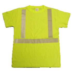 T-Shirt - Short Sleeve - Reflective Stripes ANSI Class 2