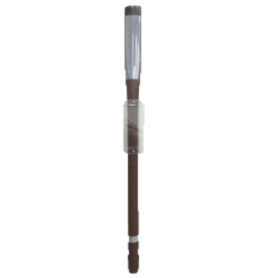 Guide Post - 48 Brown with Reflective Sheeting and plastic pouch, Ground Mount