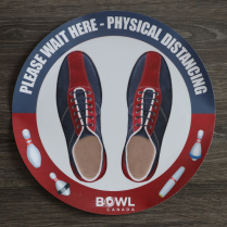 AUTOCOLLANT DE PLANCHER BOWL CANADA - ANGLAIS