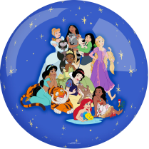 PERSONNAGES DES PRINCESSES DE DISNEY