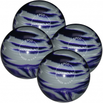 PARAMOUNT MARBLEIZED - MAUVE/GRIS/BLANC - QUILLES-CHANDELLES