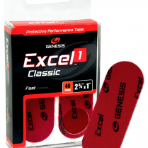 GENESIS EXCEL #1 TAPE RED – 40 COUNT