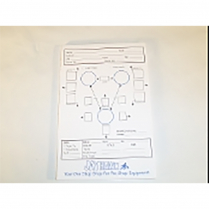 FEUILLES DE MESURE JAYHAWK ( 50 PAR TABLETTE )