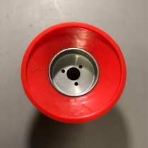 V WHEEL RED TEXTURED