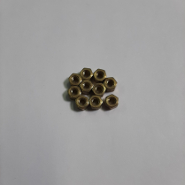 #4-40 Nut Hex Brass Bag/10