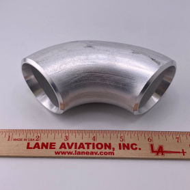 2" ALUMINUM ELBOW 90*, FLOW CONTROL BELLY MOUNT