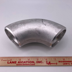 2 1/2" ALUMINUM ELBOW 90*, FLOW CONTROL BELLY MOUNT