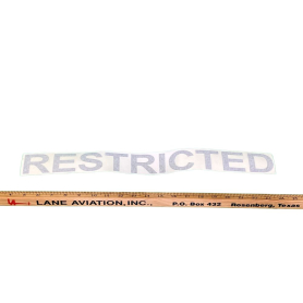 PLACARD - (RESTRICTED)