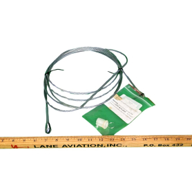 RUDDER CABLE SINGLE COCKPIT 802  168 1/2" LONG
