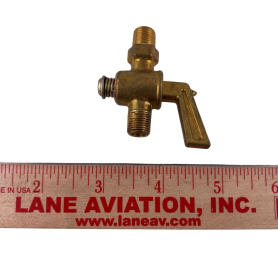 BRASS SHUT- OFF 1/8 MALE x 1/8 MALE