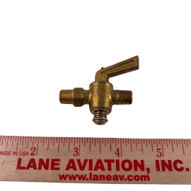 BRASS SHUT- OFF 1/8 MALE x 1/8 MALE