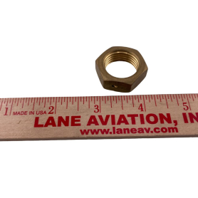 NUT 7/8" UNF, PLAIN, BRASS