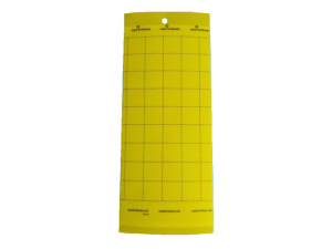 Stick trap yellow w grid 10x25 cm - 1000/cs