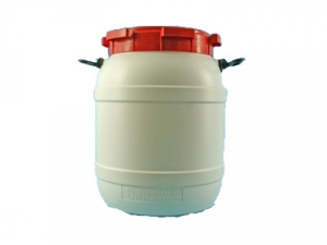 Barrel 55L with red lid