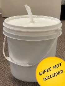 PLASTIC FLOOR BUCKET WIPE DISPENSER W/LID|KIT #MC7067 (1/EA)