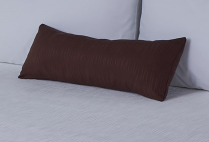 Stream Earth Brown Bolster Pillow Sham 24x10 