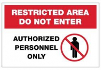 DISGEN6117-COVRA 11.875"W X 7.875"H STYRENE SIGN (4/PK)