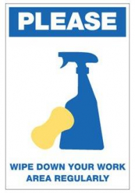 DISGEN6711-COVWWA 7.875"W X 11.875"H STYRENE SIGN (4/PK)