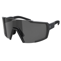 SHIELD SUNGLASSES BLACK MATT/GREY^