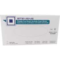 Stevens Synthetic Vinyl Stretch Exam Gloves, Powder-Free, Non-Sterile, Large