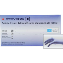 Stevens Nitrile Exam Gloves, Powder‑Free, Non‑Sterile, Large
