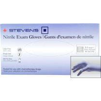 Stevens Nitrile Exam Gloves, Powder‑Free, Non‑Sterile, X-Large