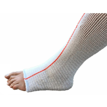 EdemaWear® Stockinet, Large, Red Stripe