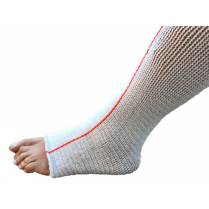 EdemaWear® LITE Stockinet, Medium, Orange Stripe