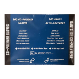 Almedic Co-Polymer Gloves, Large (100 per box)