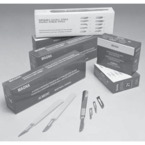 Almedic® Magna Scalpel Blades, Stainless Steel, Sterile, Size 10