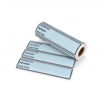 Carstens® Preprinted ID Labels, Sky Blue