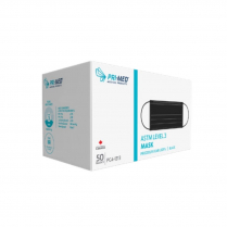PRIMED® ASTM Level 3 Masks, Black (Box of 50)