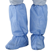 PRIMED® Anti-Skid Boot Covers, Knee High, Universal, Blue