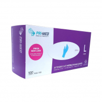 PRIMED® Extended Cuff Nitrile Gloves (100 per box), Large
