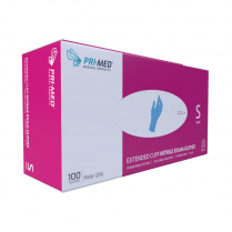 PRIMED® Secure™ Extended Cuff Nitrile Exam Gloves, Blue, Small