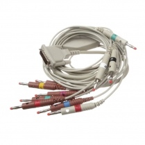 Welch Allyn® ECG Cable, 10 Lead, AHA, Banana, 39 in.