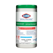 Clorox&reg; Hydrogen Peroxide Disinfectant Wipes, 6.75" x 9"
