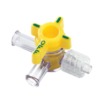 ICU Medical® Large Bore HI-FLO™ Stopcocks, 3-Gang, 4-Way, Swivel Male Luer Lock