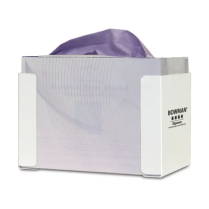 Bowman® Steel Single Facemask Dispenser, White Powder Coated