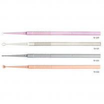Miltex® Disposable Ear Curettes, Large Spoon Tip (Peach)