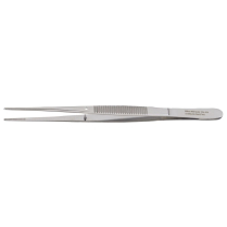 Vantage® Semken Dressing Forceps, Serrated, 5”