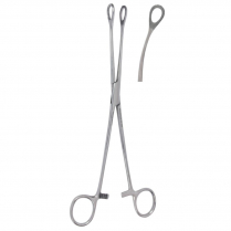 Miltex® Foerster Sponge Forceps, Curved, Serrated Jaws, 9-1/2"